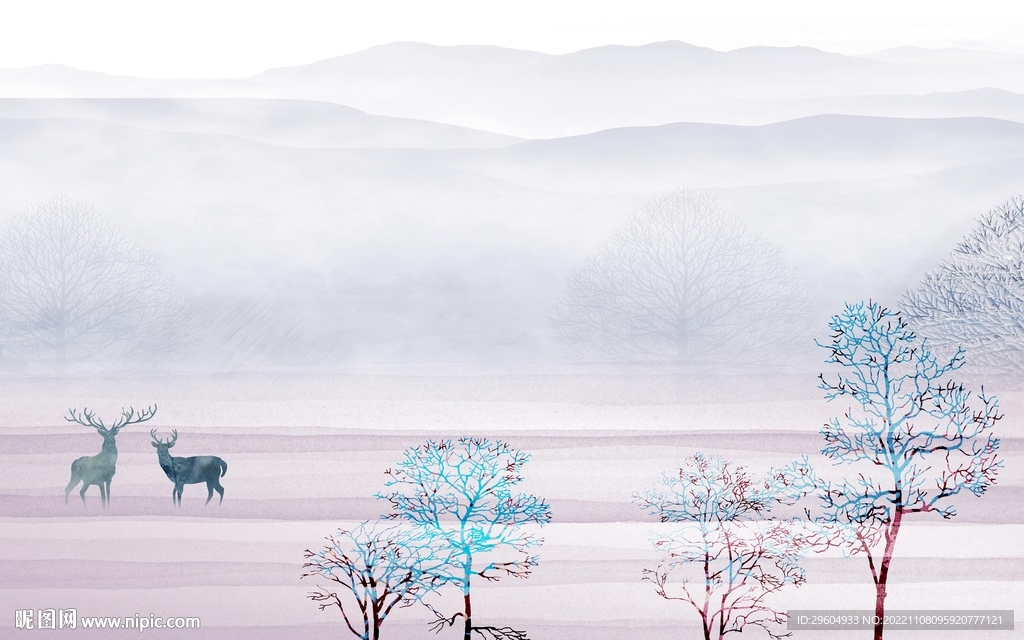 爆款 欧式新背景墙 tif分层