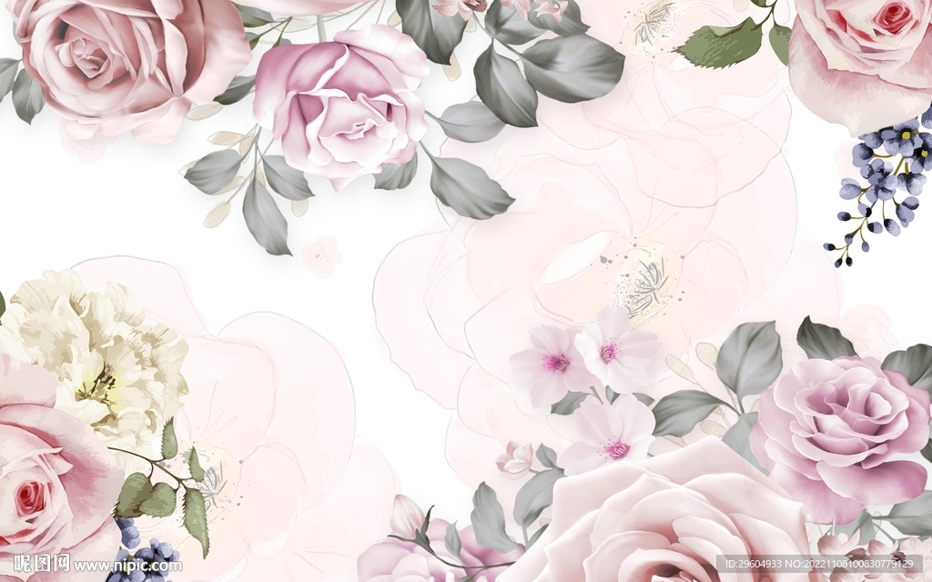 花纹 欧式新背景墙 tif分层