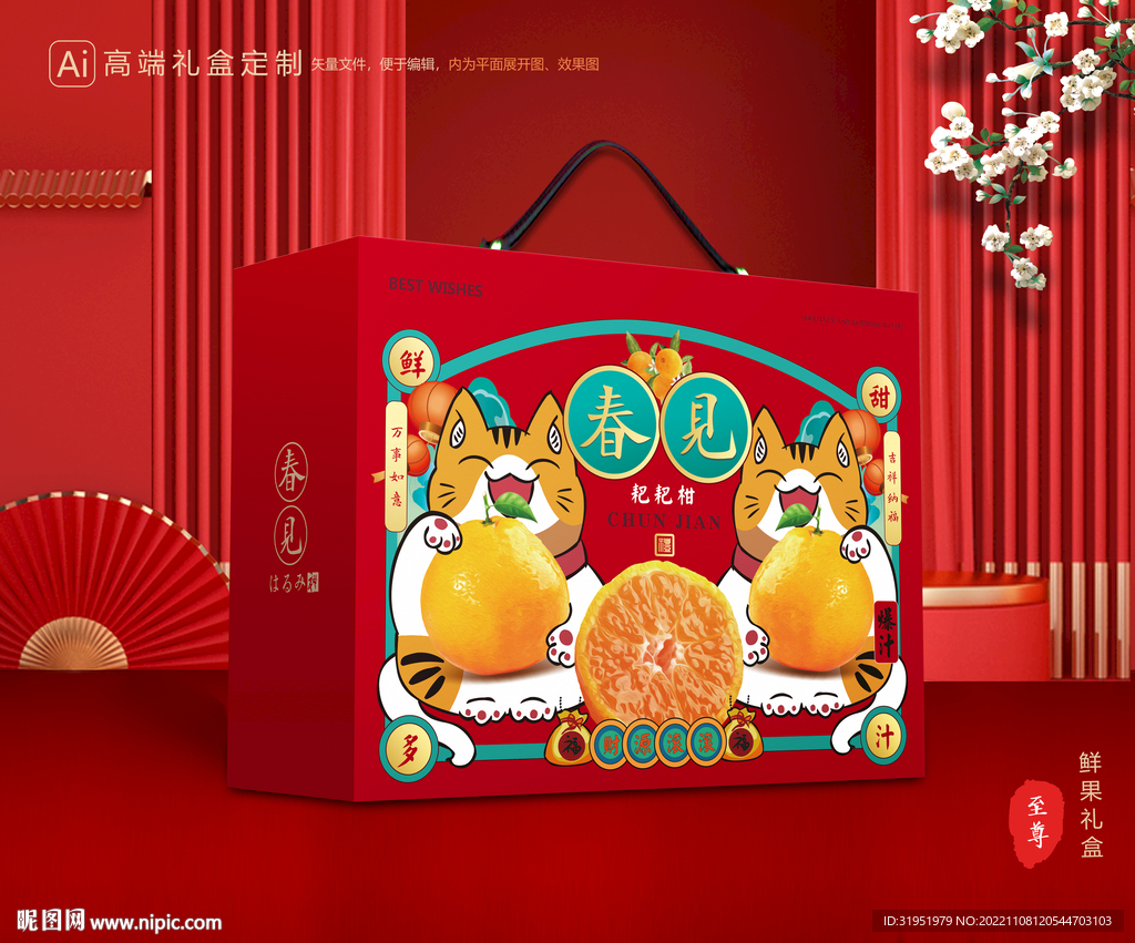 耙耙柑包装 水果礼盒