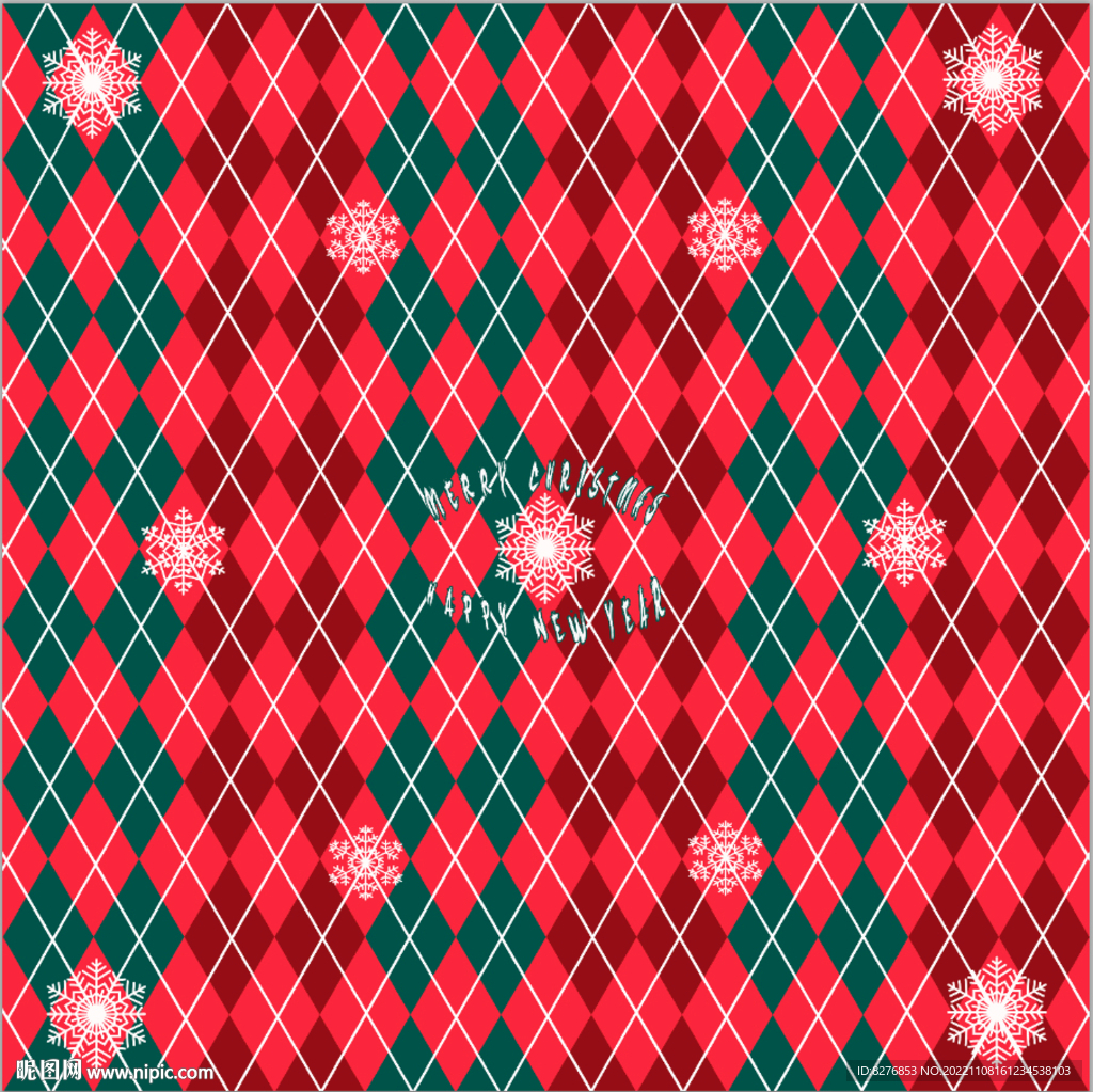 圣诞条纹格子桌布