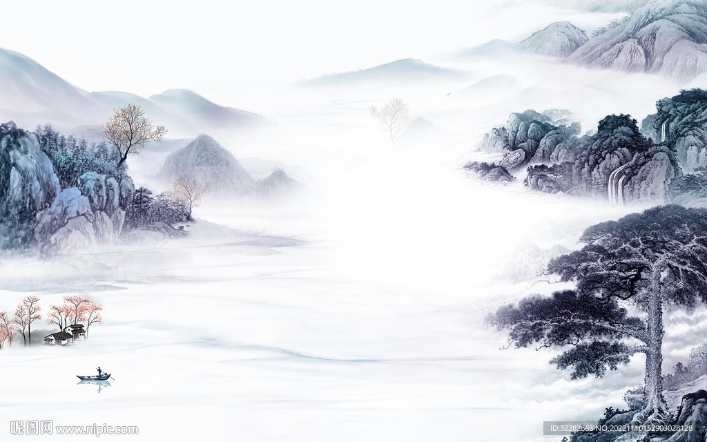 大气 新风景山水画 tIF分层