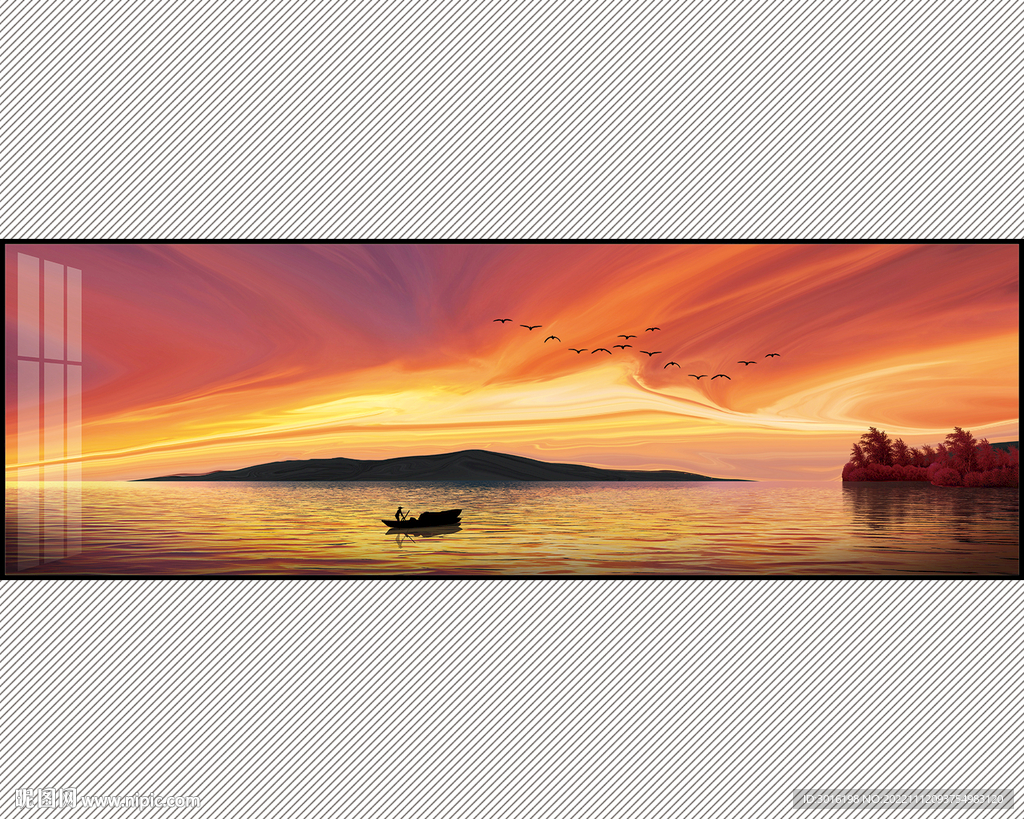 风景山水装饰油画