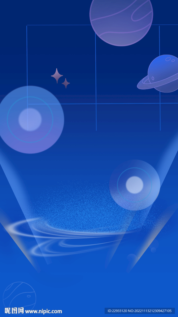 蓝色星空宇宙高端背景素材