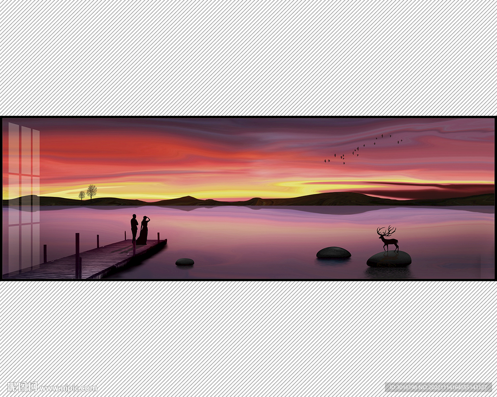 山水风景装饰画