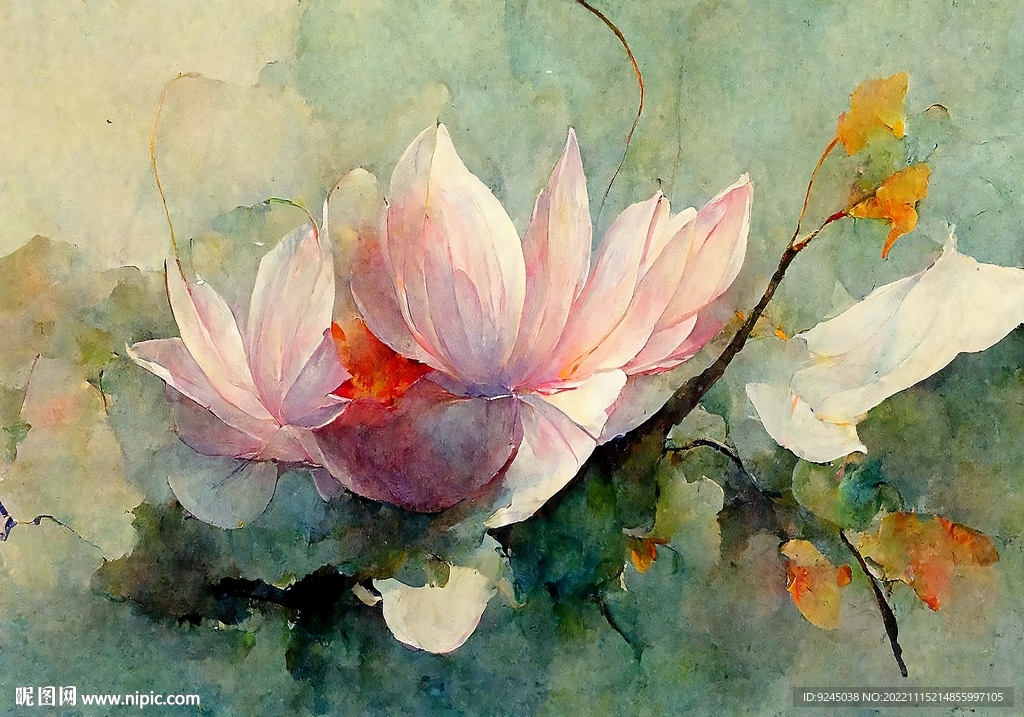 现代轻奢侘寂风复古花卉地毯