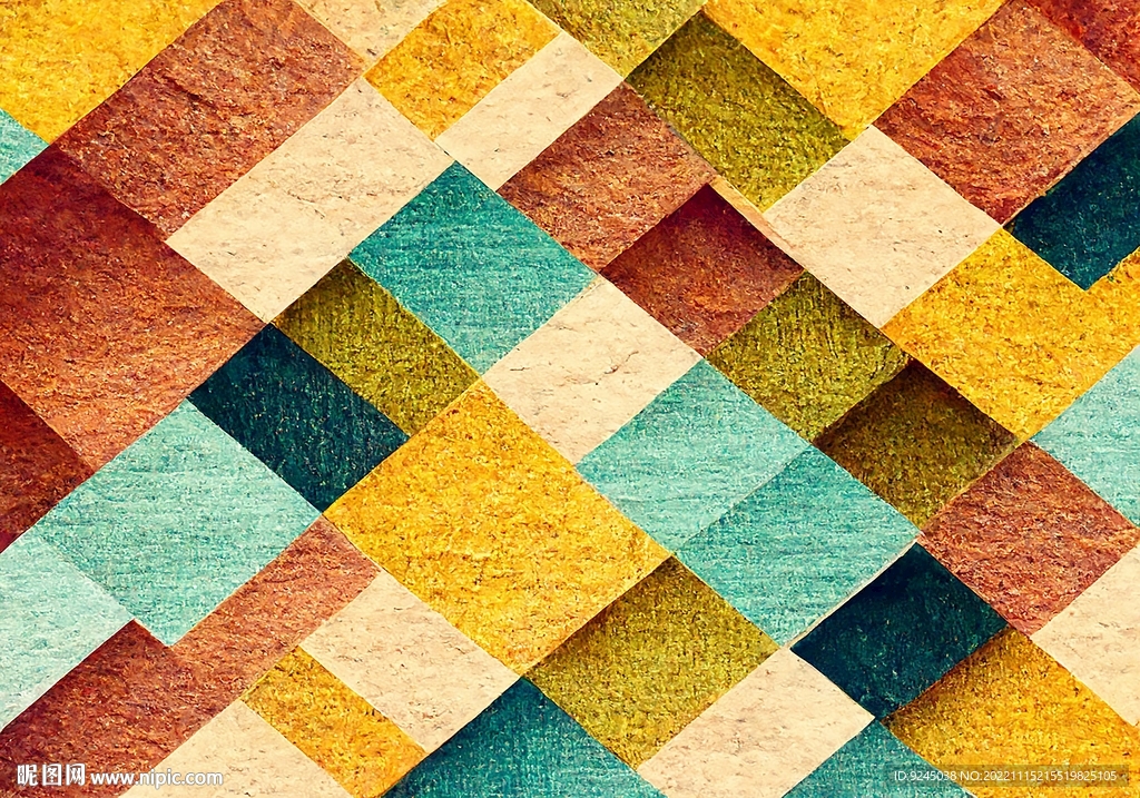 现代轻奢极简抽象几何客厅地毯