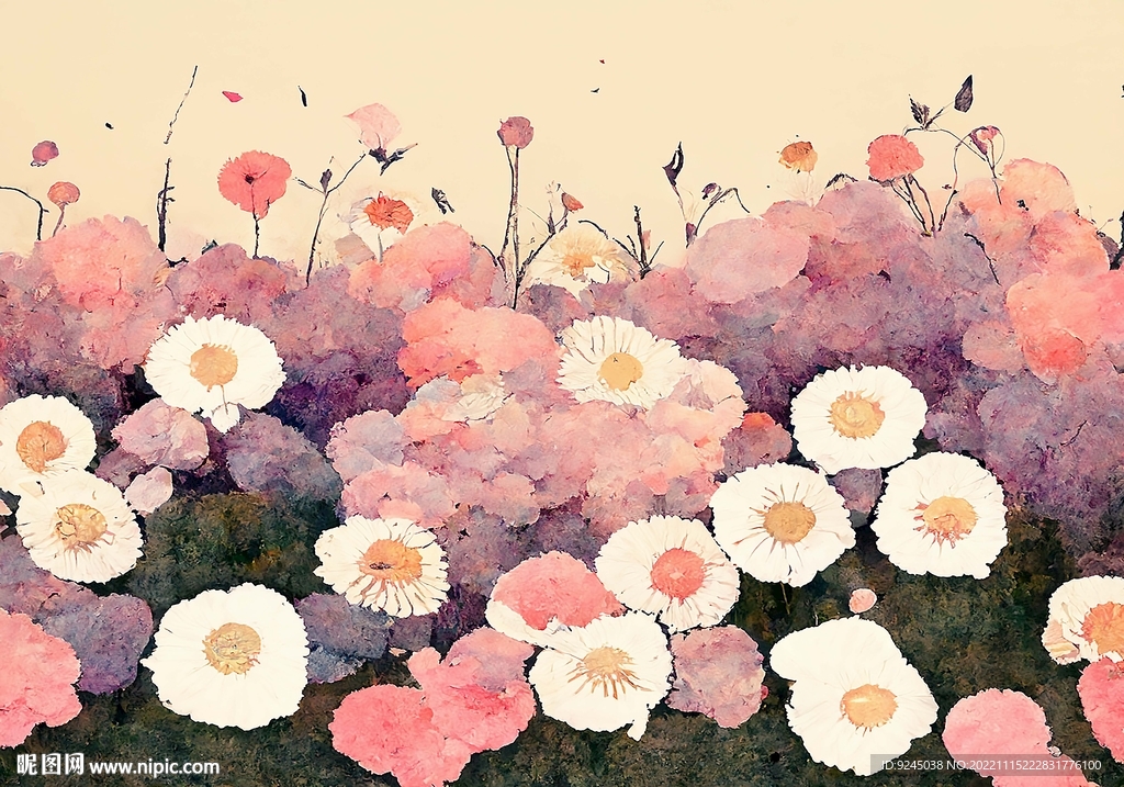 轻奢田园风美式复古花纹地毯地垫