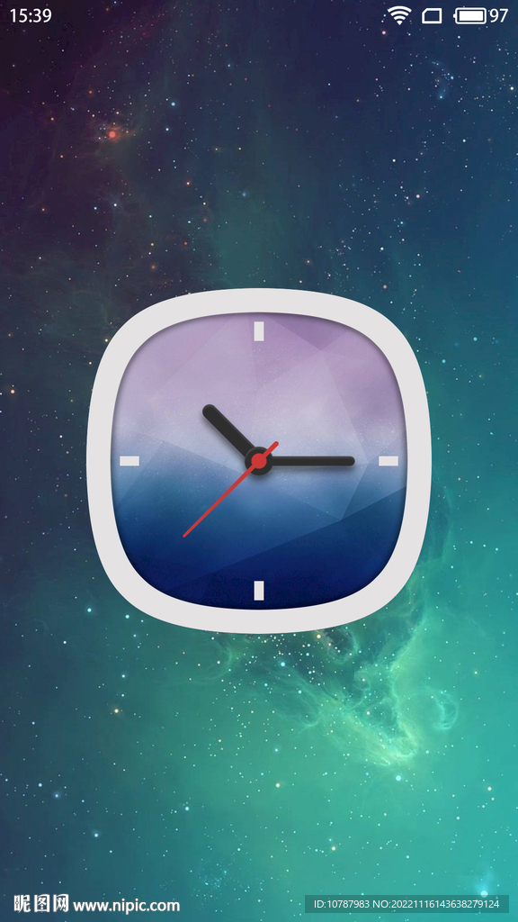 太空主题UI图标设计