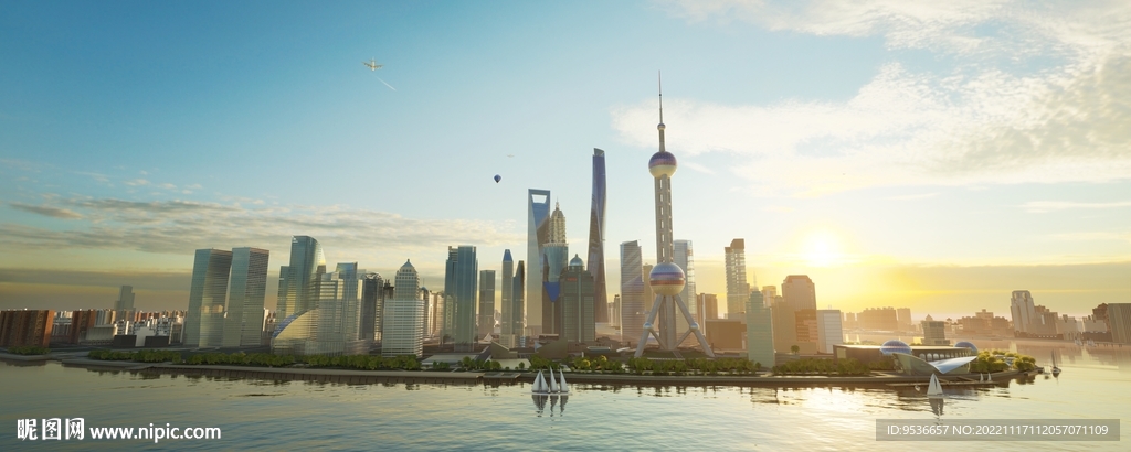 上海外滩陆家嘴