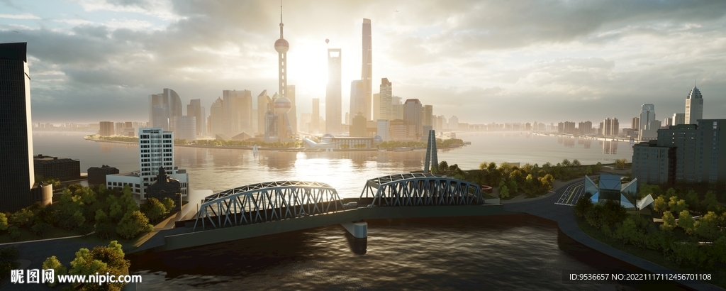 上海外滩陆家嘴