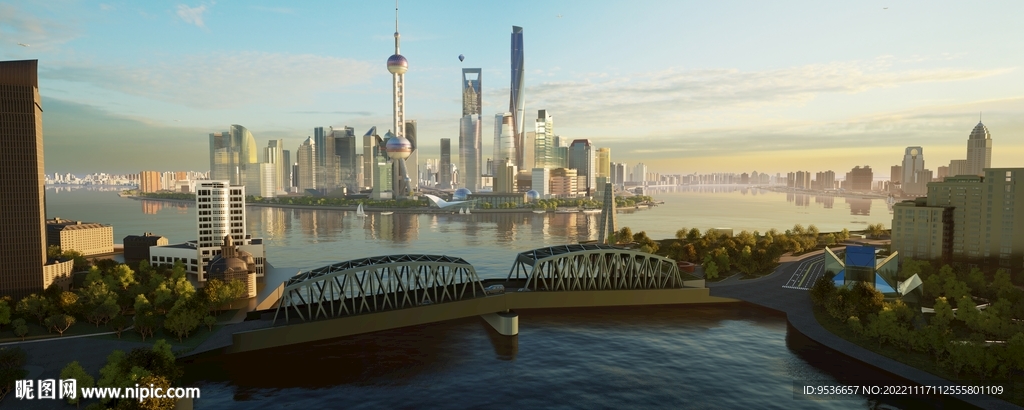 上海外滩陆家嘴