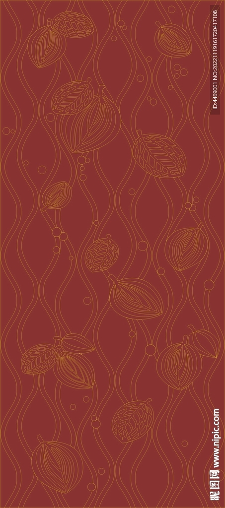 欧式花卉线条图