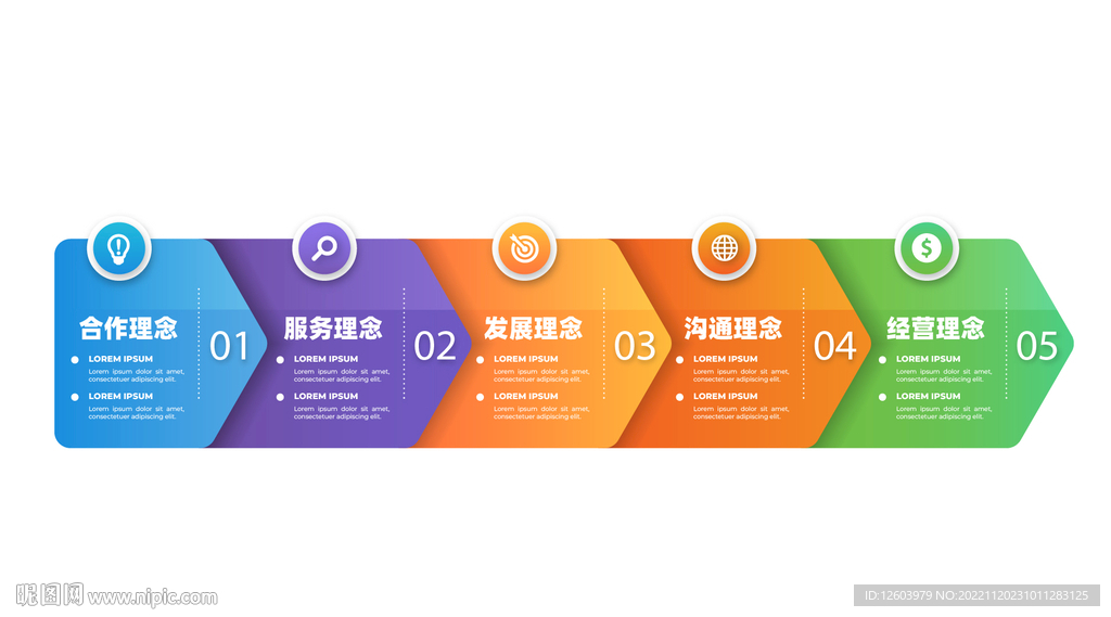 多彩数据信息图表