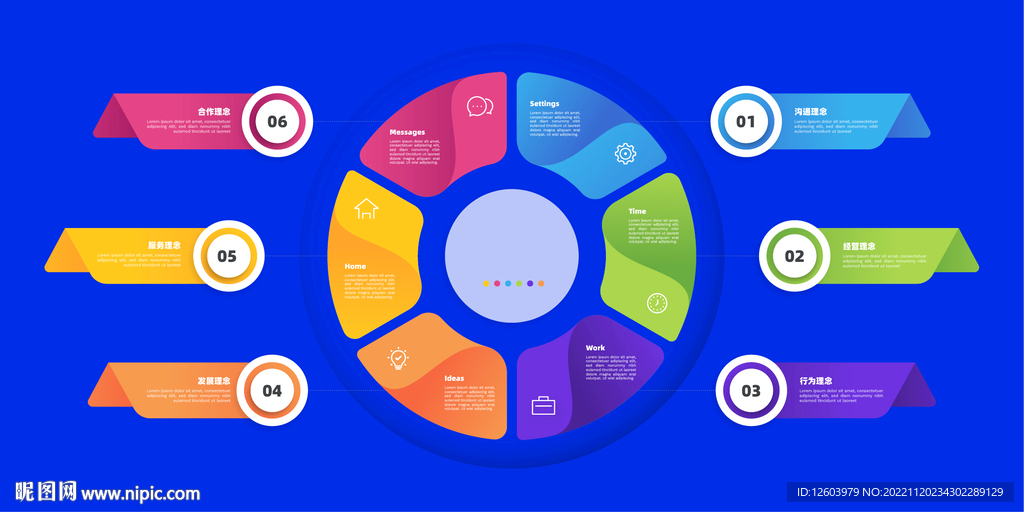 多彩数据信息图表