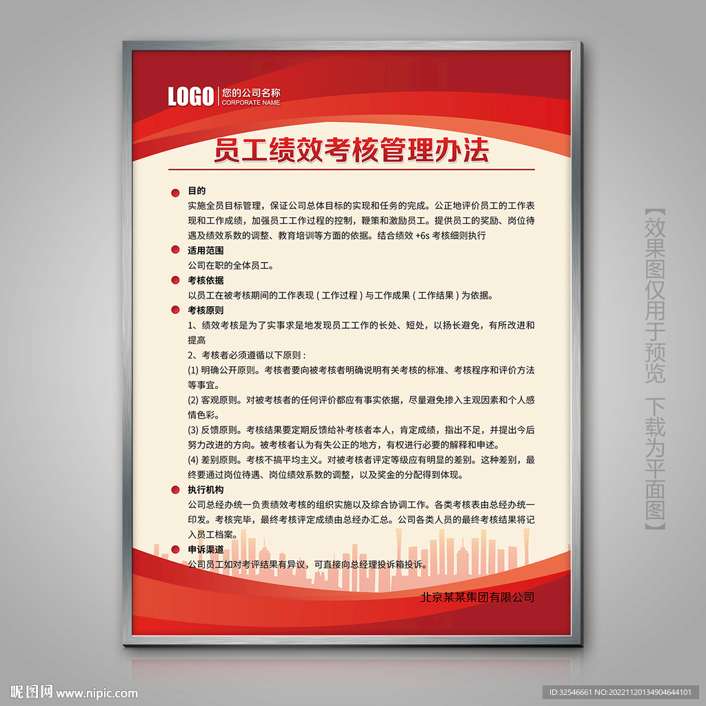 公司员工绩效考核管理办法