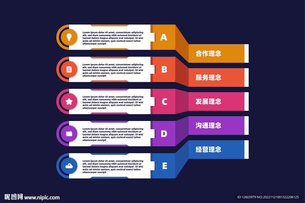 多彩数据信息图表