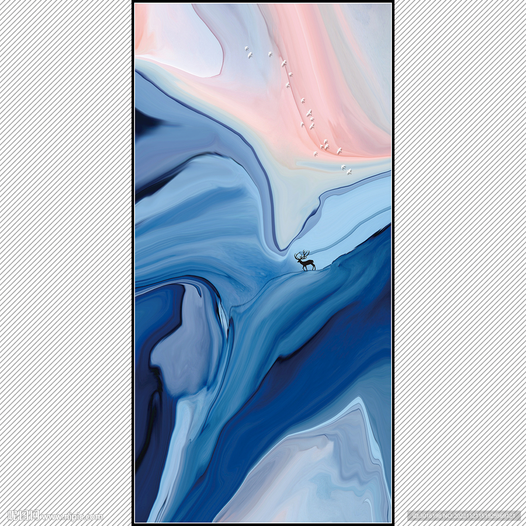 抽象纹理装饰画