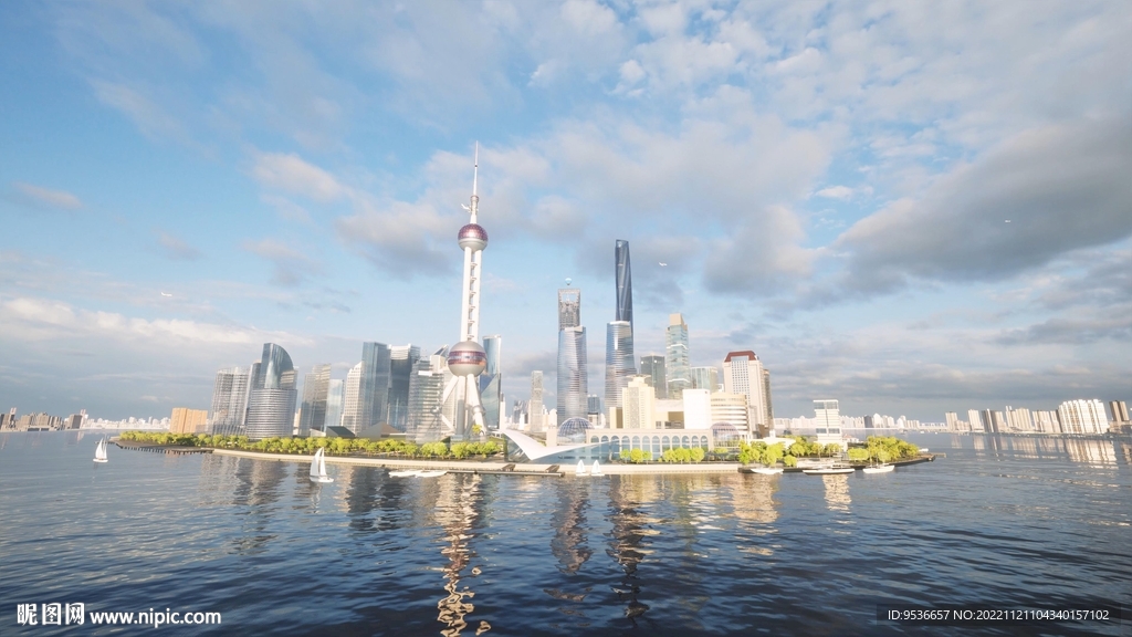 上海外滩陆家嘴4K视频