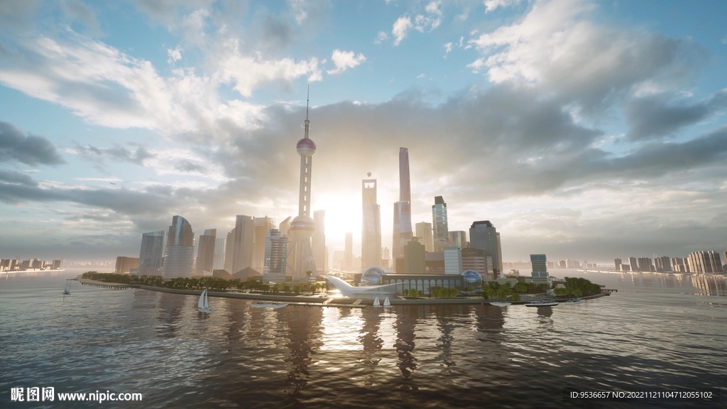 上海外滩陆家嘴4K视频