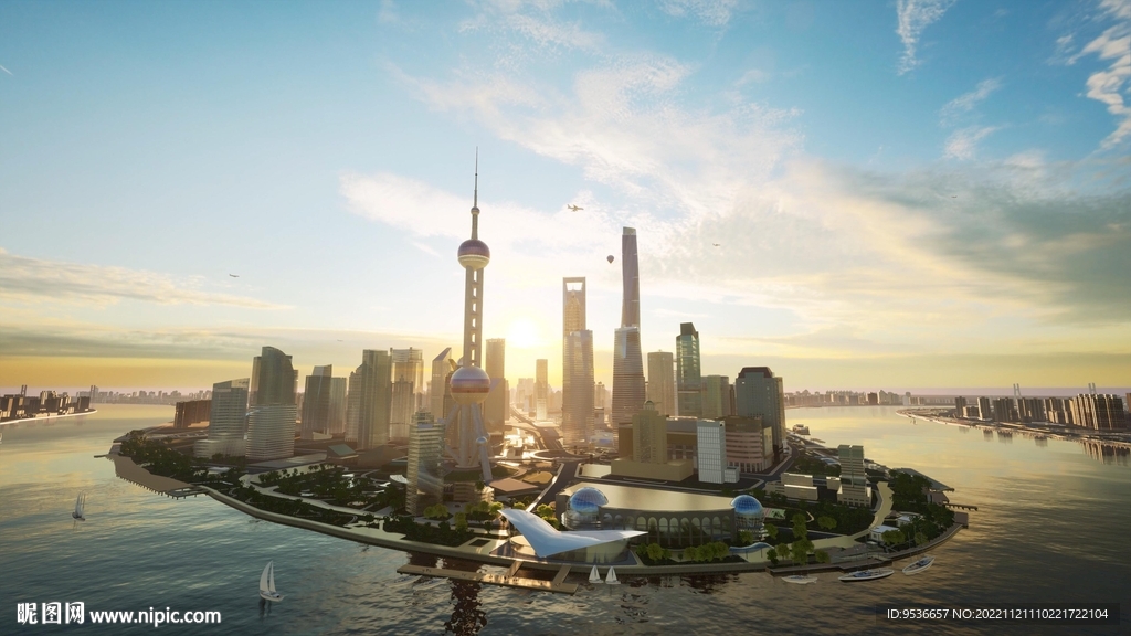 上海外滩陆家嘴4K视频