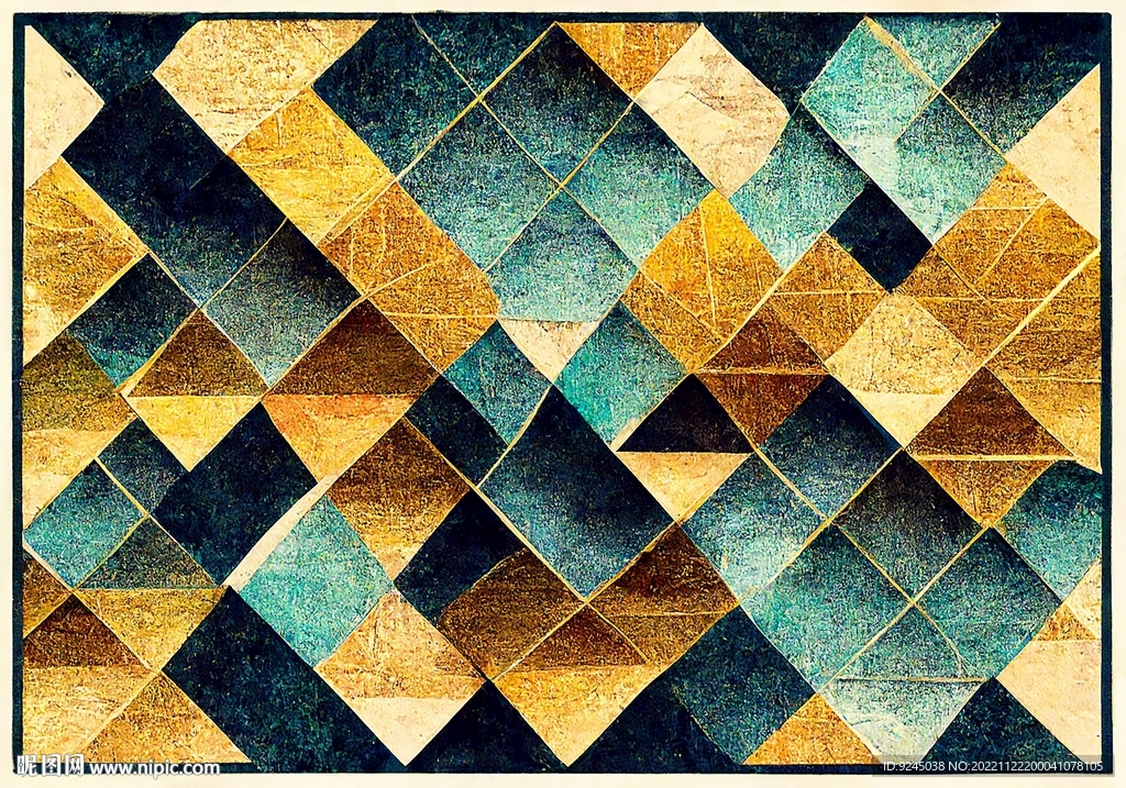 现代简约几何图形艺术地毯地垫