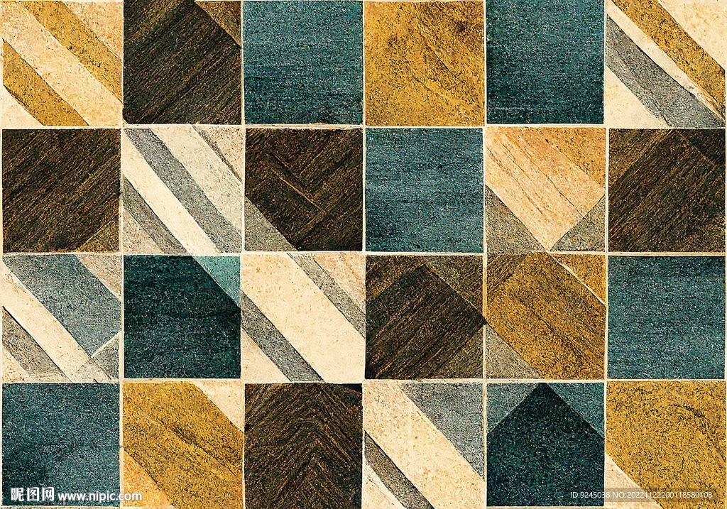 现代简约几何图形艺术地毯地垫