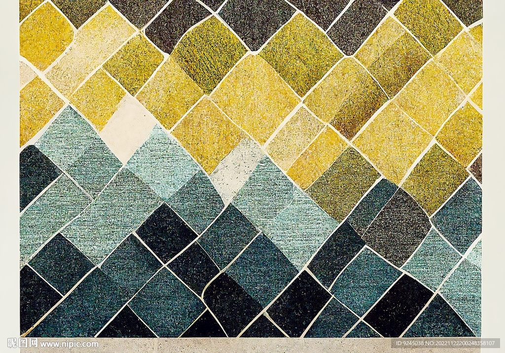 现代简约几何图形艺术地毯地垫