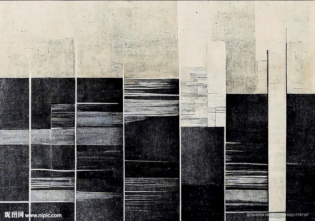 现代轻奢灰色几何客厅地毯地垫