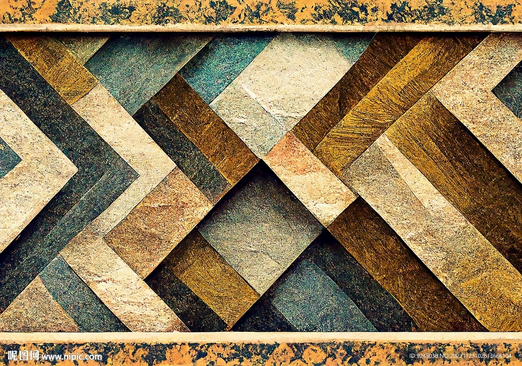 现代轻奢极简几何客厅地毯地垫