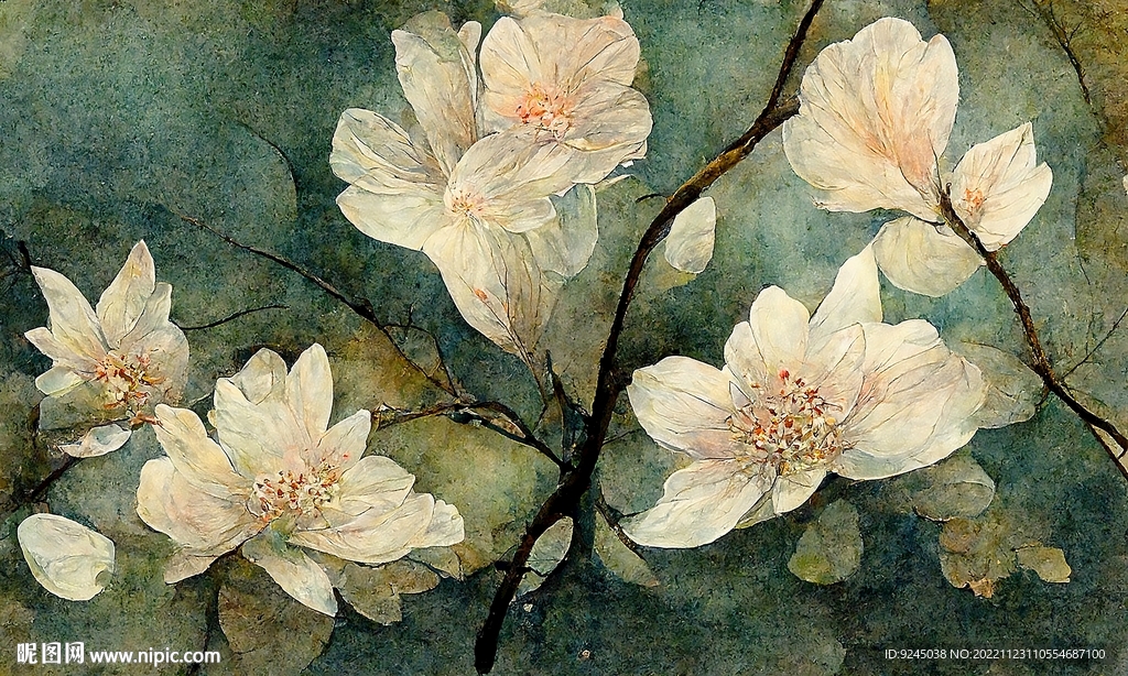 新中式花肌理花卉客厅地毯地垫