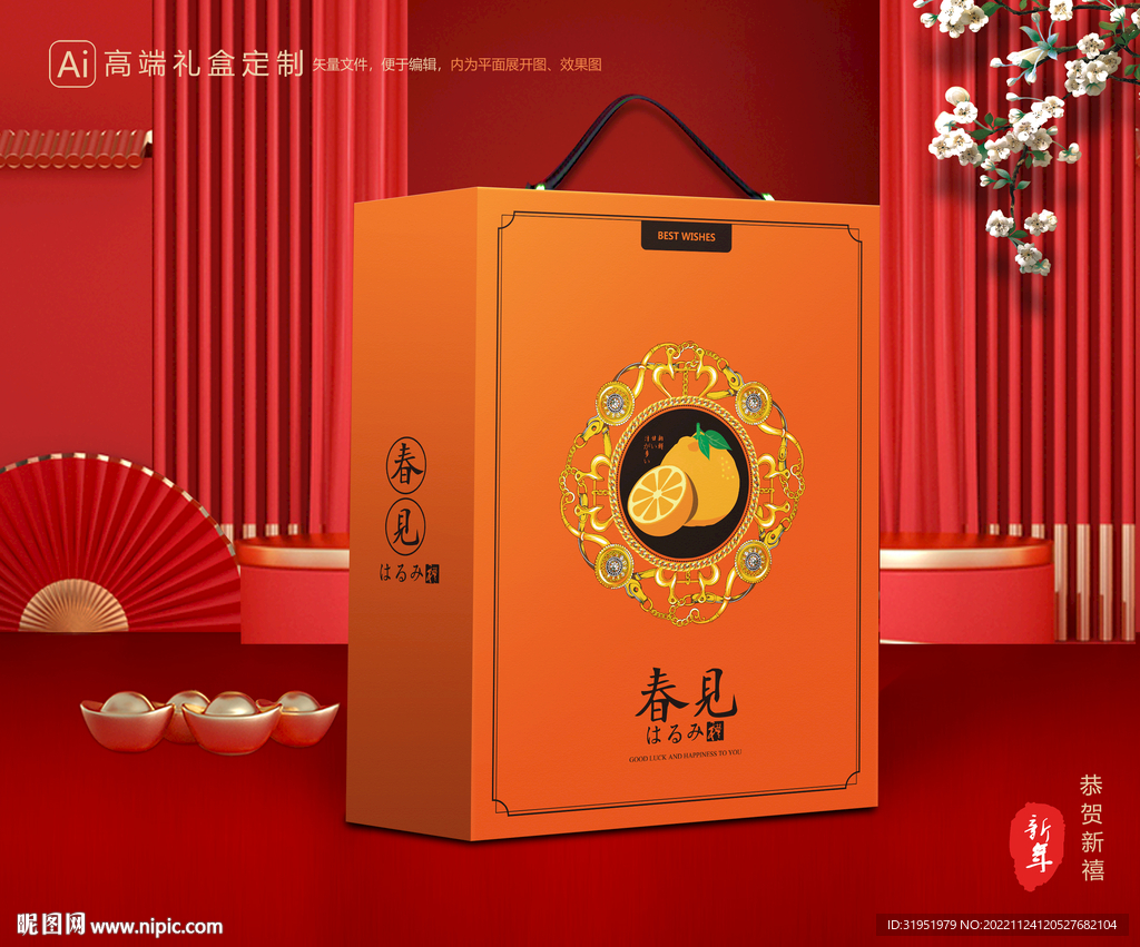 耙耙柑包装 水果礼盒