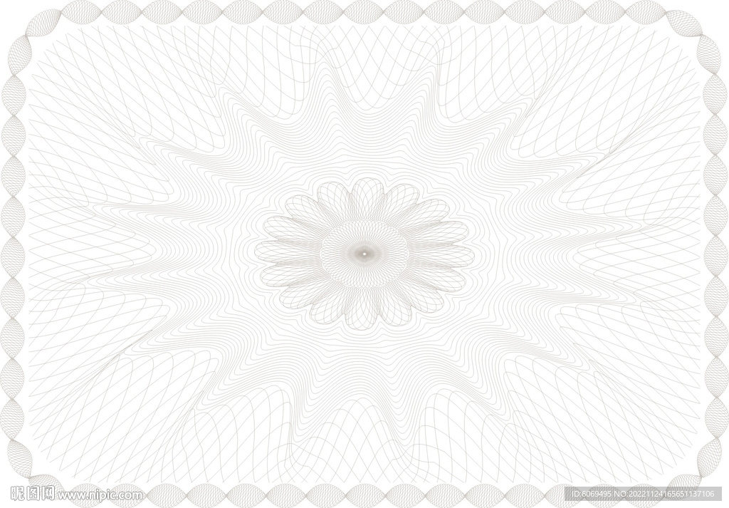 防伪合格证底纹