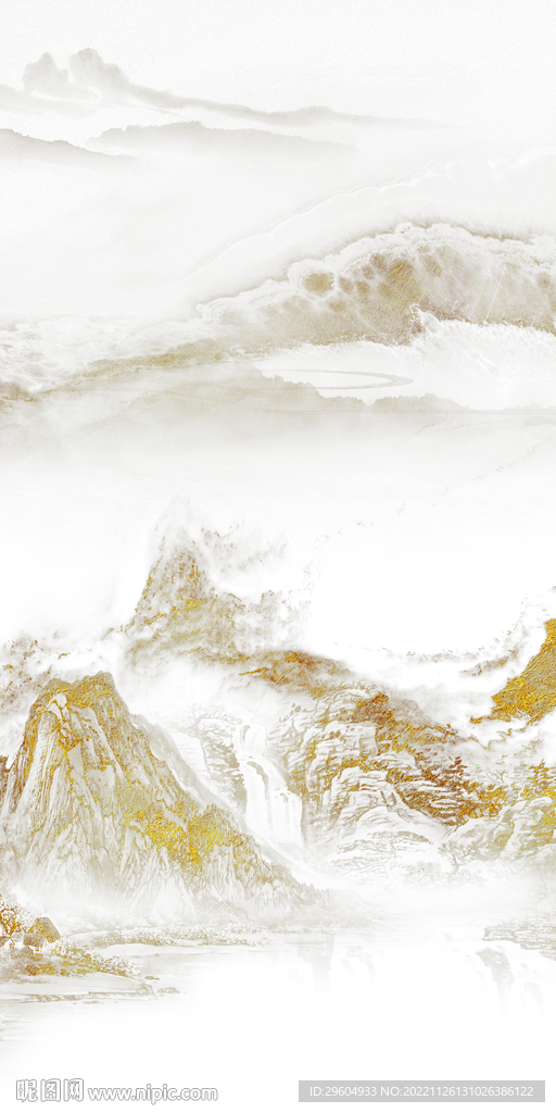 新品 玄关画鱼肚白 TIF合层