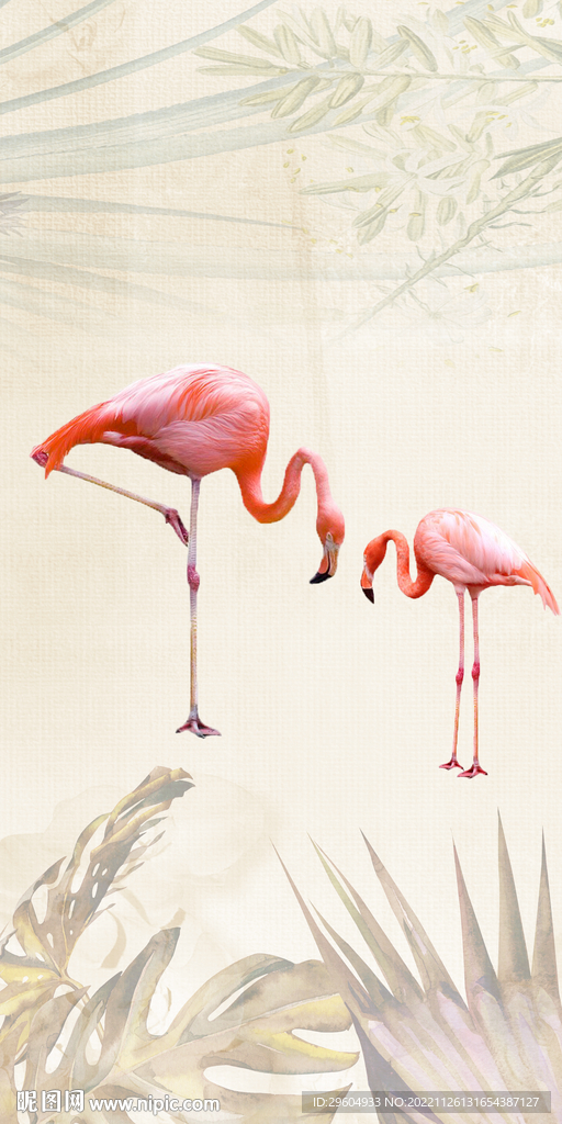 高端 新欧式玄关画 tif分层