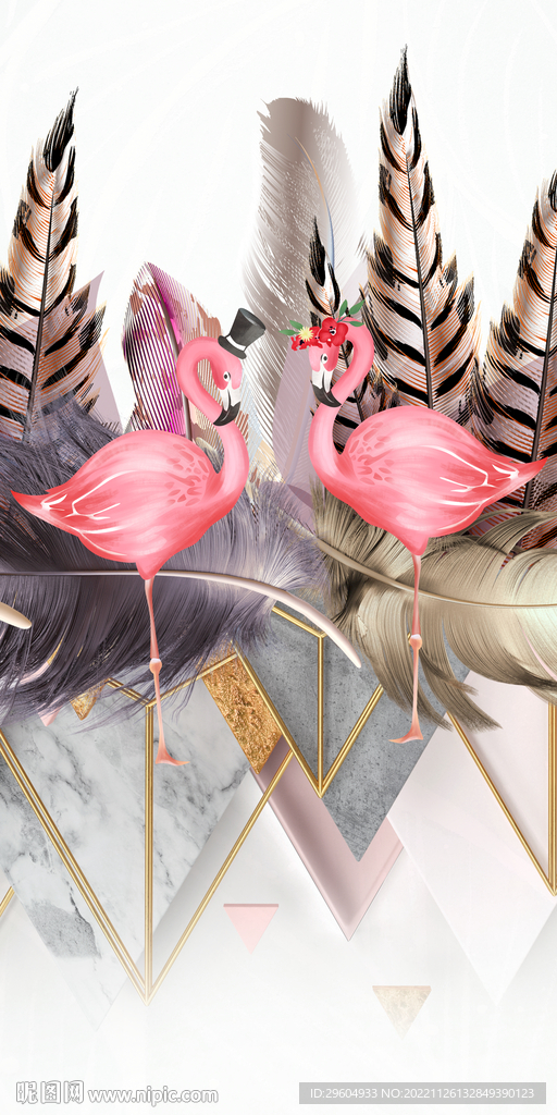 大气 新欧式玄关画 tif分层