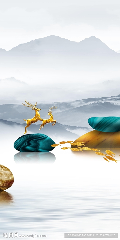 别墅 大气风景玄关 TIf分层