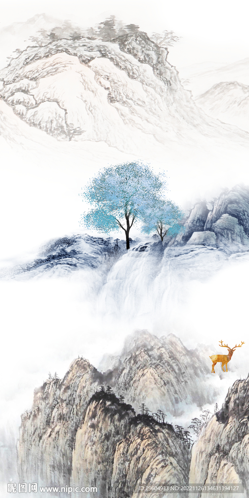 爆款新款高档玄关 TIf分层画