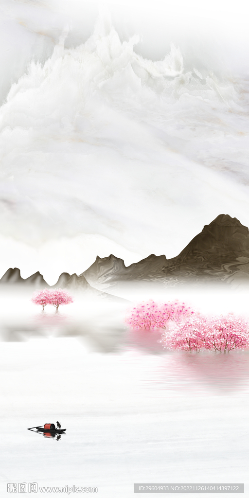 高清 大气风景玄关 TIf分层