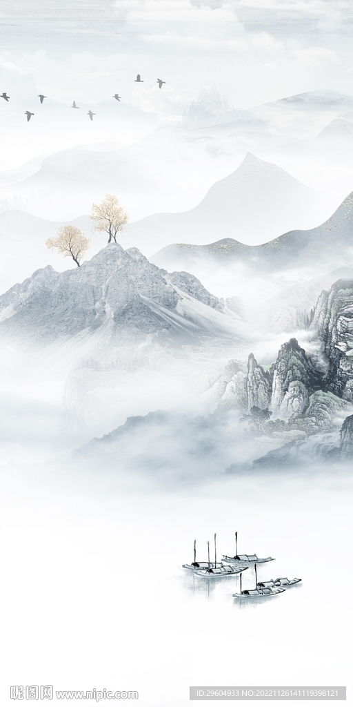 现代 大气风景玄关 TIf分层