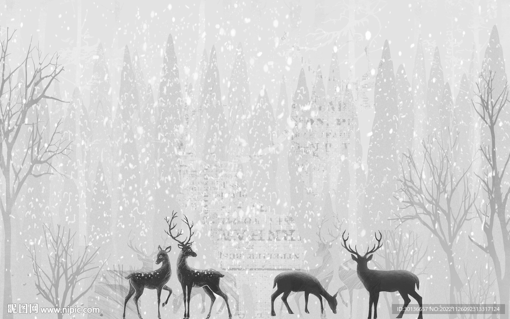 简约 高端装饰新画 TIF分层