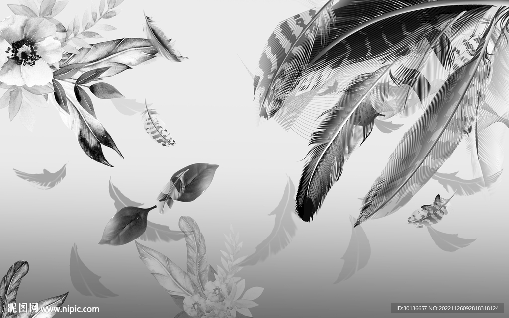 高档 高端装饰新画 TIF分层