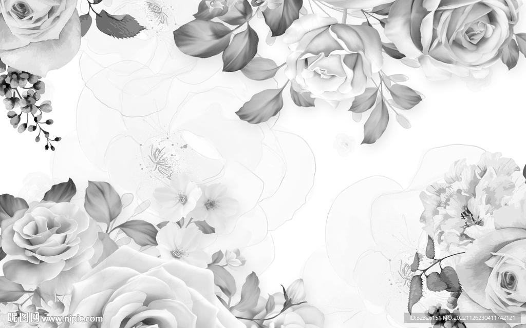 高雅 高档新无框画 TIF分层