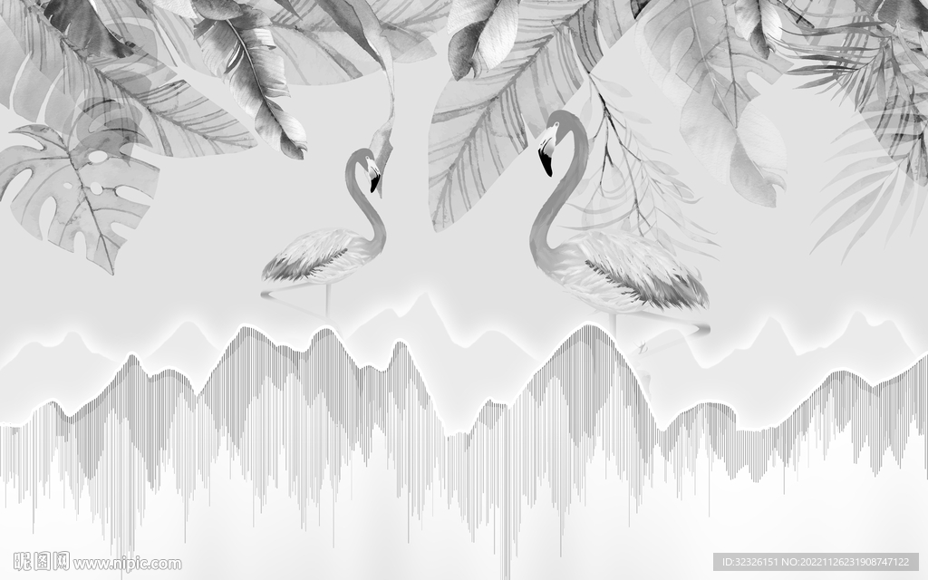 爆款 高档新无框画 TIF分层