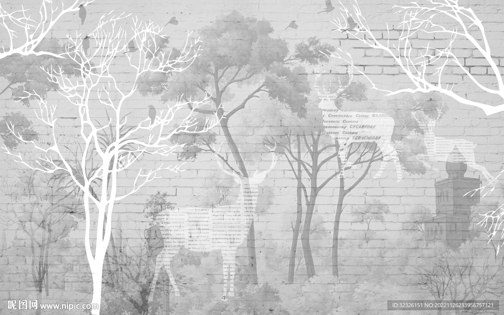 别墅 高档新无框画 TIF分层