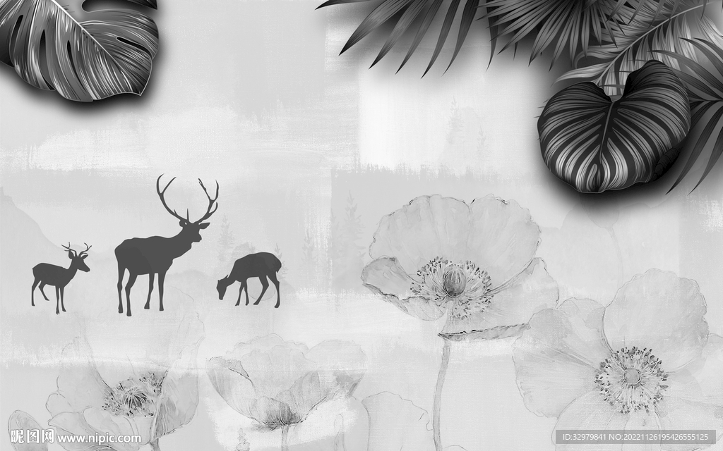 客厅 灰色新装饰画 TIF分层