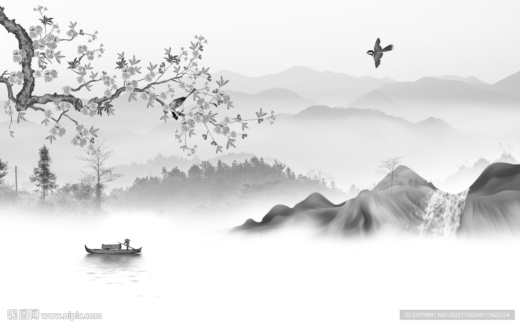 高端 新款沙发山水 Tif分层