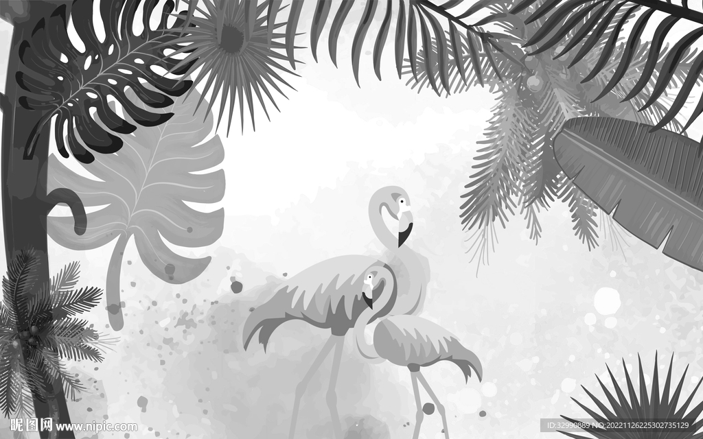 高端灰色新装饰画 TIF分层图