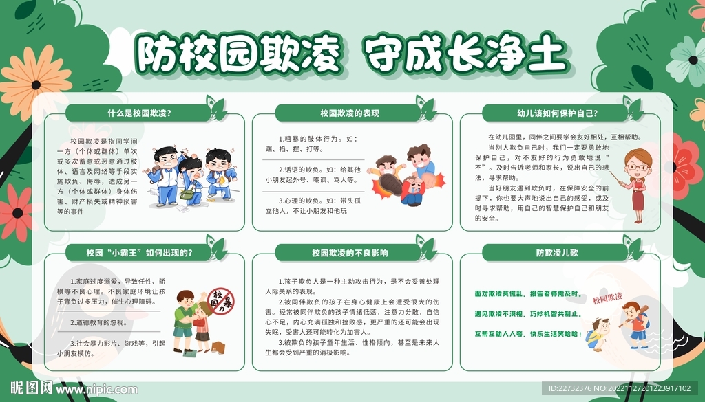 幼儿园预防校园欺凌知识宣传