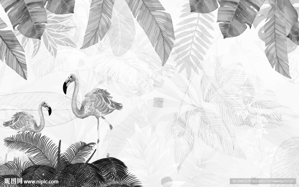 最新 灰色新无框画 TIF分层