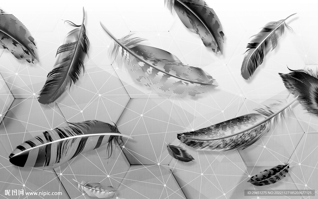 现代 灰色新无框画 TIF分层